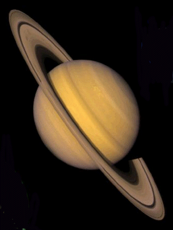 Saturn with rings